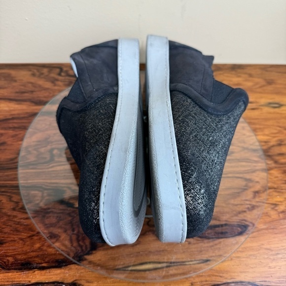 DAVID TATE Valentina Metallic Slip-On Sneaker - Black / Rose Leather - Picture 11 of 15